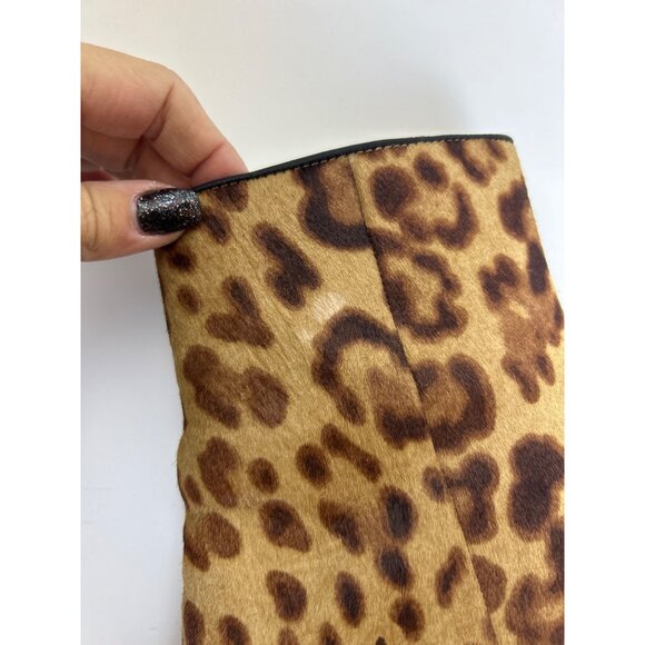 Marc Fisher LTD Ulanily Women’s 7.5 Leopard Print Ankle Booties Pointed Toe - Picture 9 of 11